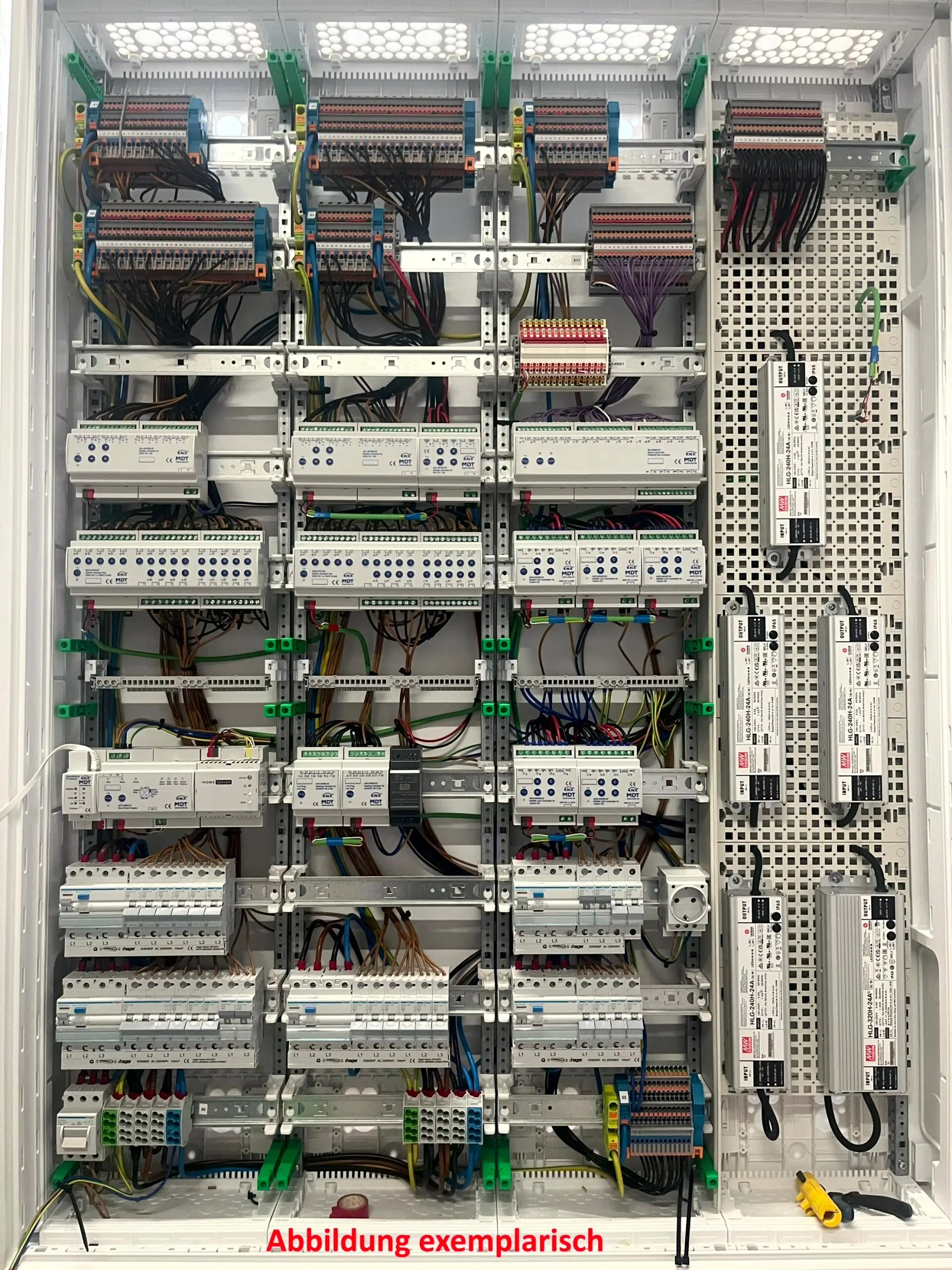 Illustration d’une infrastructure technique de maison intelligente
